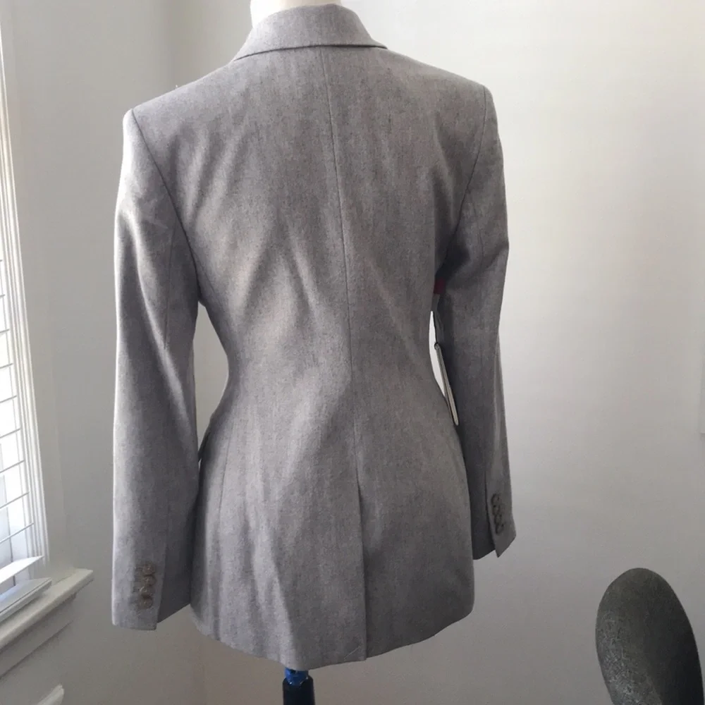 Babaton Gray Blazer Sophisticated Suit Jacket - Picture 3 of 7